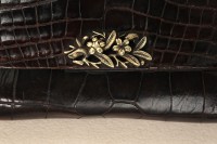 кошелёк сагемоно из крокодиловой кожи