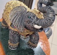 статуэтка индийского слона драгоценная
