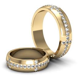 Классическое кольцо с бриллиантами