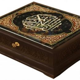 Шкатулка под Коран (дуб, янтарь)