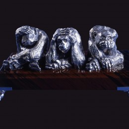 Три обезьяны (серебро)
