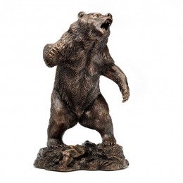 Медведь из бронзы (h=33см)