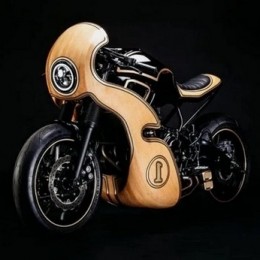 Мотоцикл Yamaha с деревянным корпусом от George Woodman Garage