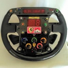 Михаэль Шумахер (Реплика руля 1999 Ferrari F399 с автографом)