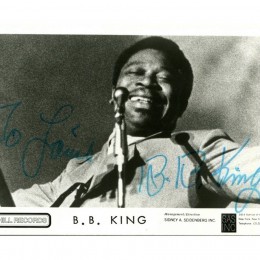 Би Би Кинг (фото с автографом)