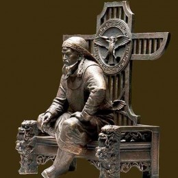 Скульптура «Чингисхан» (бронза, h=30 см)