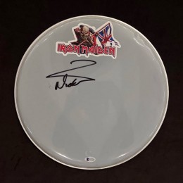 Нико Макбрэйн (Iron Maiden) (барабан с автографом)