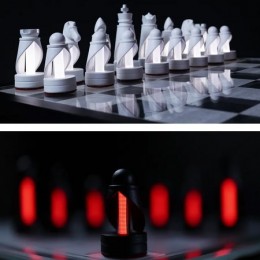 Уникальные шахматы с подсветкой от Masteek