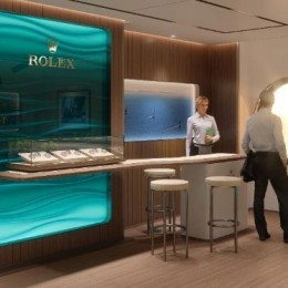 Первый в мире магазин часов Rolex на круизном лайнере