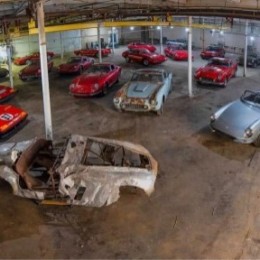 20 исторических Ferrari валялись в амбаре годами и будут проданы на аукционе