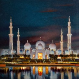 Панно Мечеть шейха Зайда (36 на 30 см)