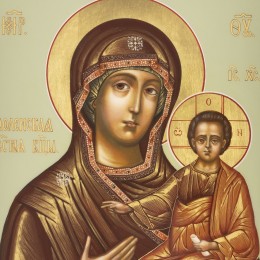 Икона Смоленской Божией Матери (ручная роспись)