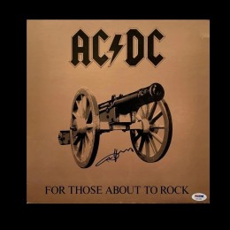 Пластинка с автографом Ангус Янг (AC/DC)