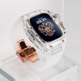 Кейс для Apple Watch с гербом от Caviar