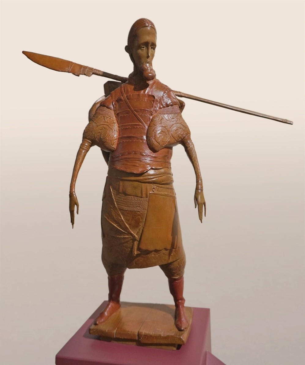 Скульптура Русский воин (бронза, 49 см)