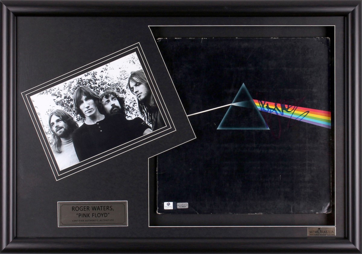 Роджер Уотерс, Pink Floyd (автограф на обложке пластинки)