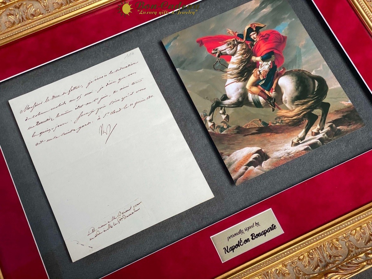 Автограф Наполеон Бонапарт I на письме