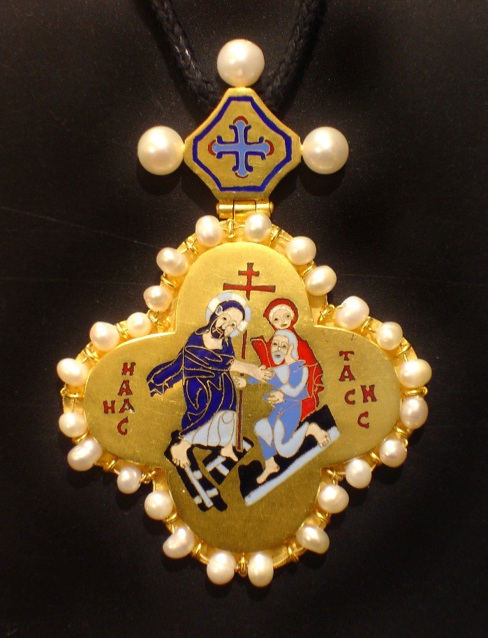 Крестик в византийском стиле