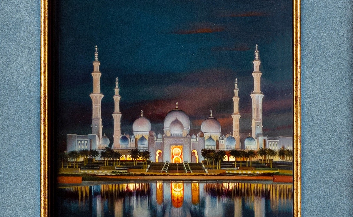 Панно Мечеть шейха Зайда (36 на 30 см)