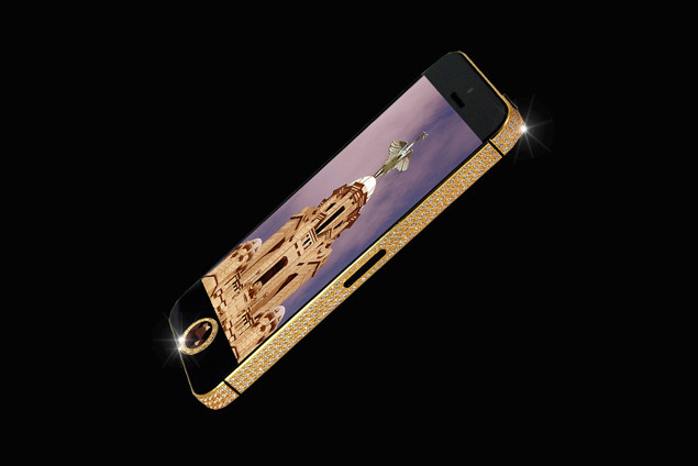 iphone 5 с бриллиантами